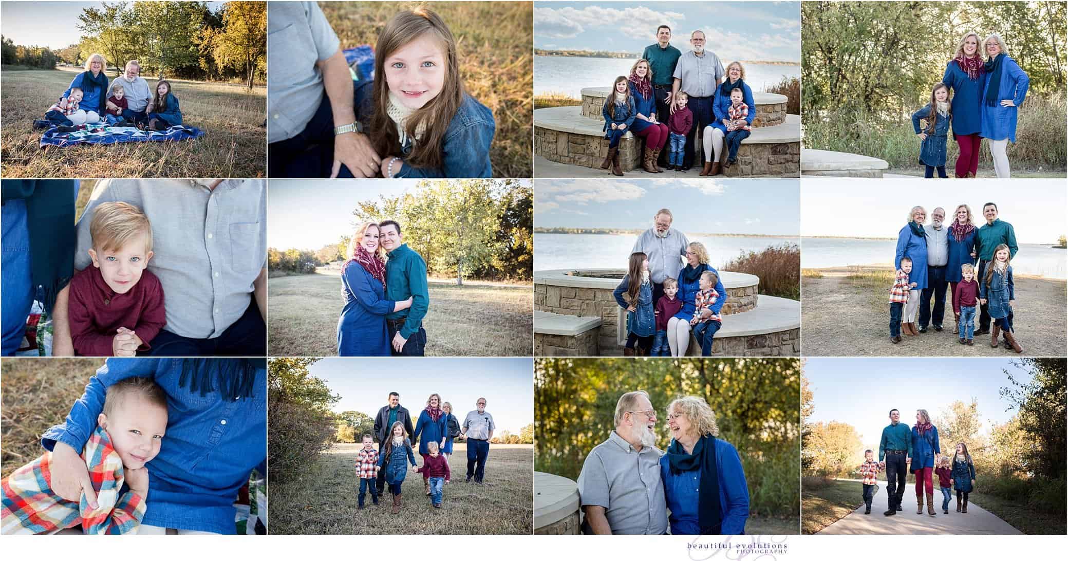 Little elm family session lake