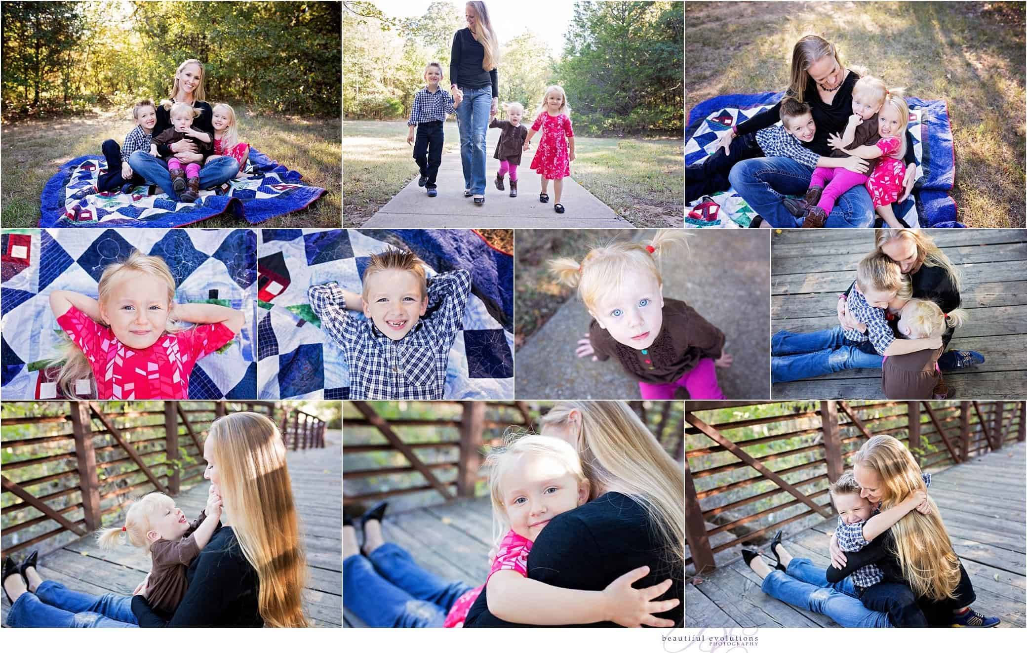 outdoor family park session
