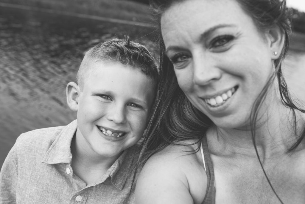 little boy and photographer